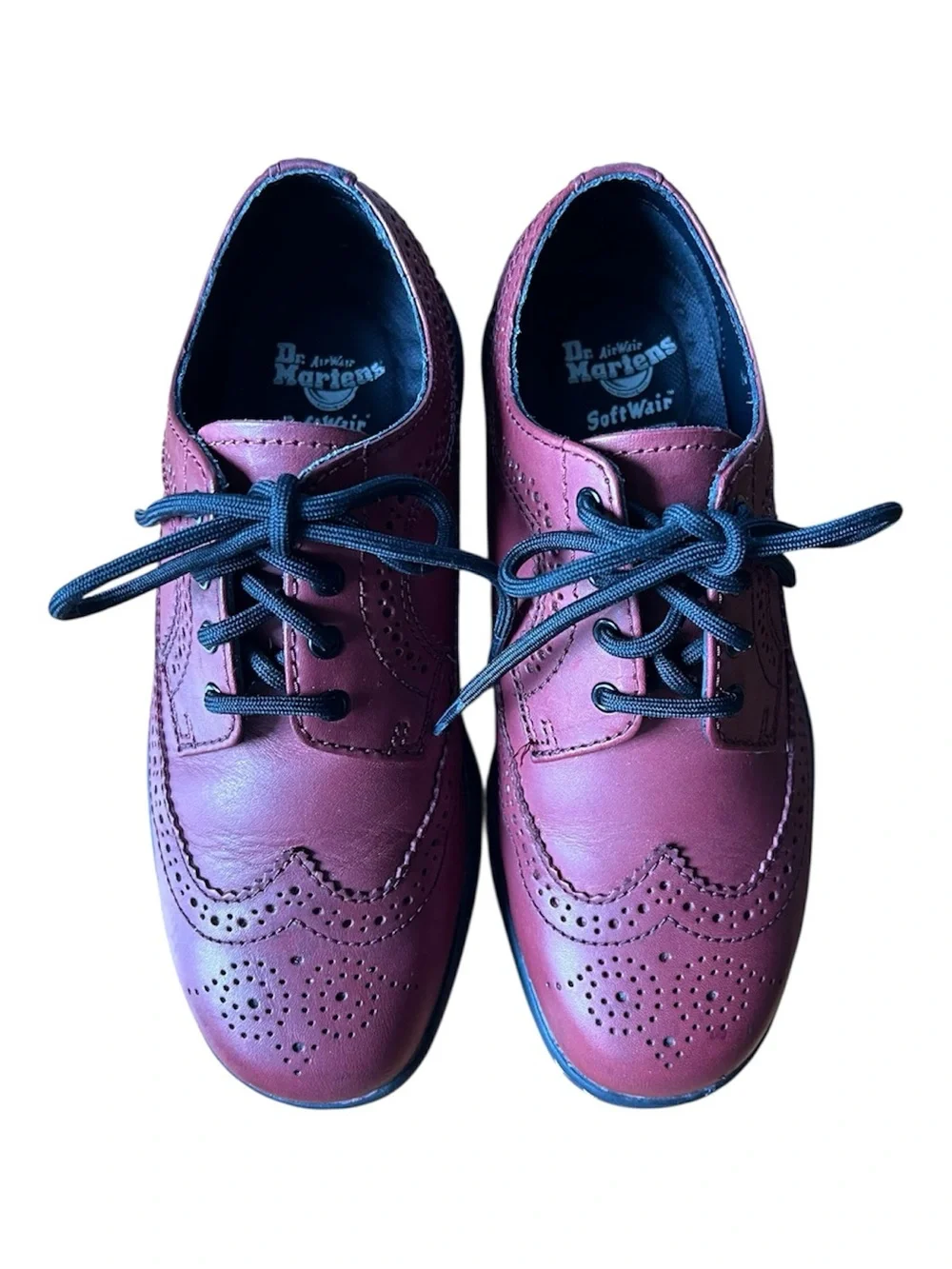 Dr. Martens Gabe Cherry Red Oxford Leather Shoes Men’s Size 5
